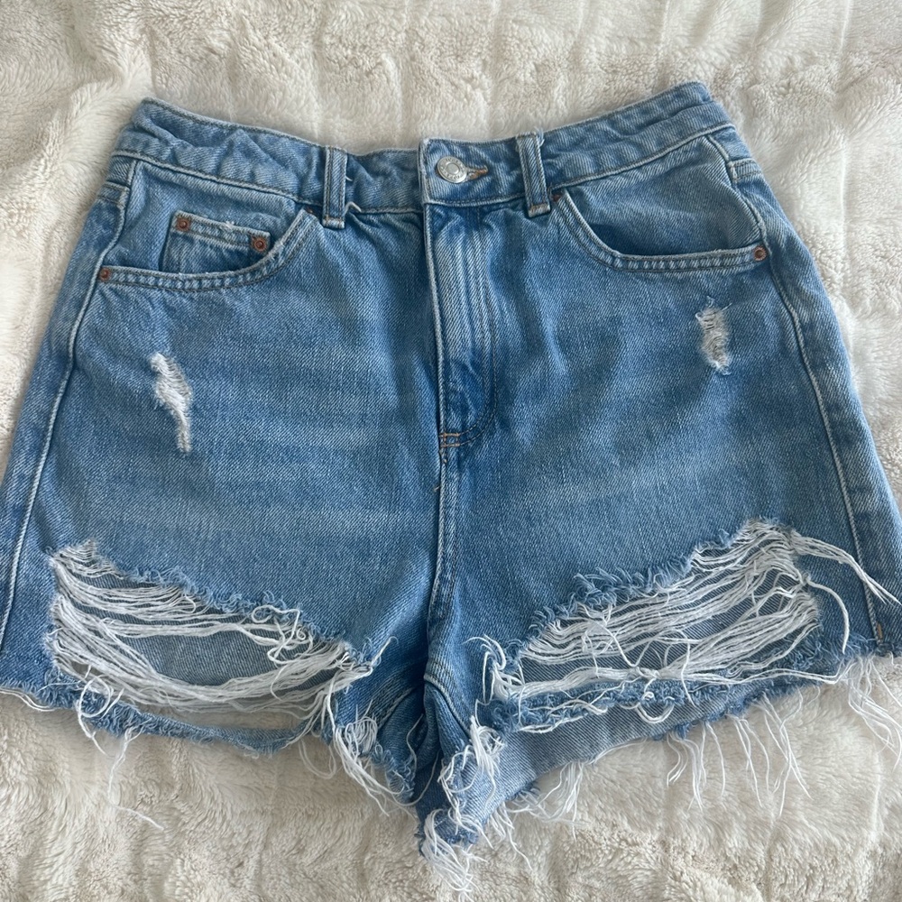 Top shop Blue Jean Shorts
